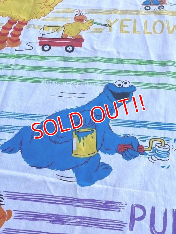画像5: ct-221101-01 SESAME STREET / 1980's Flat Sheet (Twin)