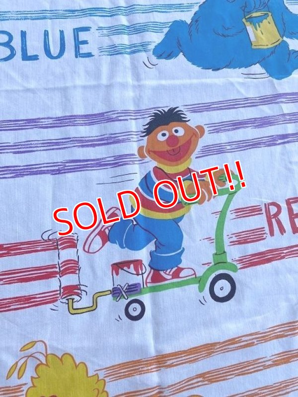 画像3: ct-221101-01 SESAME STREET / 1980's Flat Sheet (Twin)
