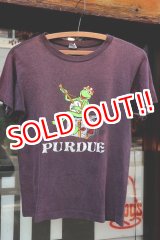 画像: ct-221101-19 Kermit × PURDUE / 1970's T-Shirt