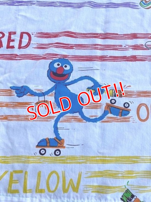 画像4: ct-221101-01 SESAME STREET / 1980's Flat Sheet (Twin)