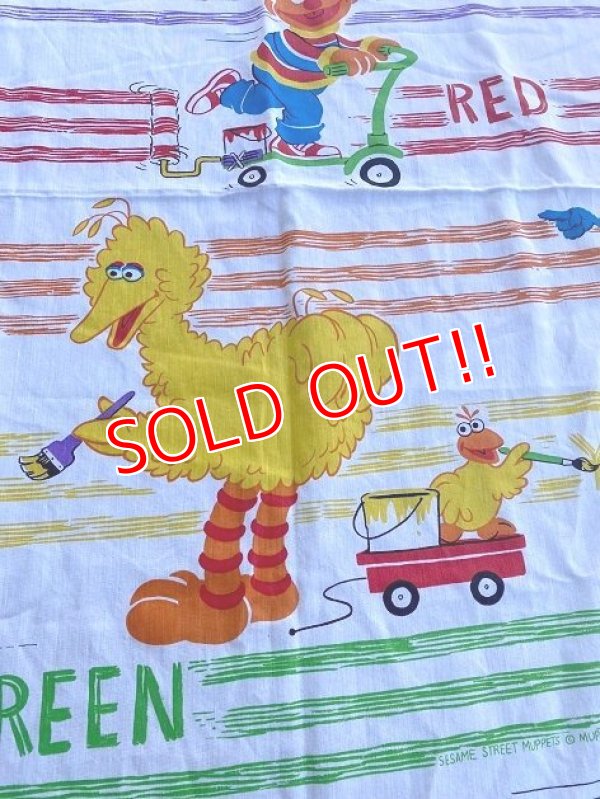 画像6: ct-221101-01 SESAME STREET / 1980's Flat Sheet (Twin)
