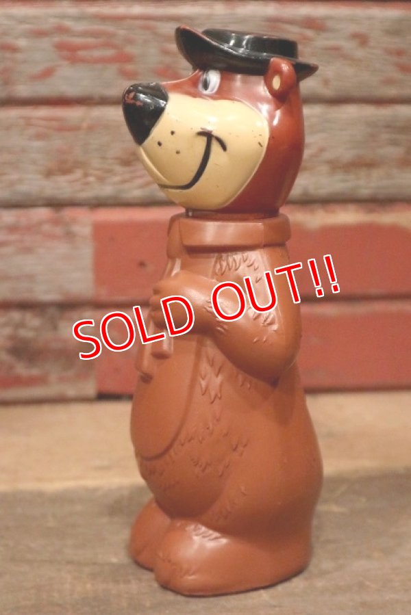 画像3: ct-221101-33 Yogi Bear / Knickerbokcer 1960's Plastic Coin Bank