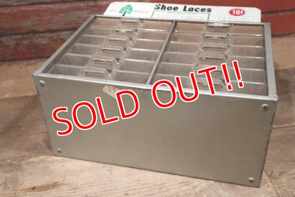 画像11: dp-221101-24 Old Hickory / Vintage Shoe Laces Store Counter Top Display