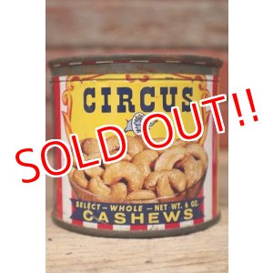 画像: dp-221101-05 CIRCUS CASHEWS / 1950's Tin Can