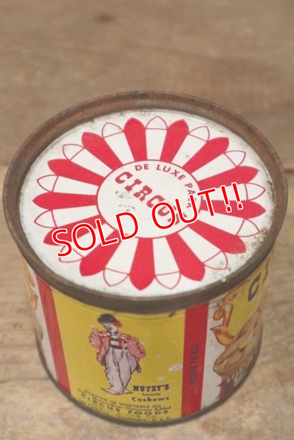 画像6: dp-221101-05 CIRCUS CASHEWS / 1950's Tin Can