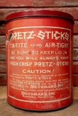 画像3: dp-221101-32 HOLTZMAN'S CHEESE PRETZ-STICKS / 1940's Tin Can