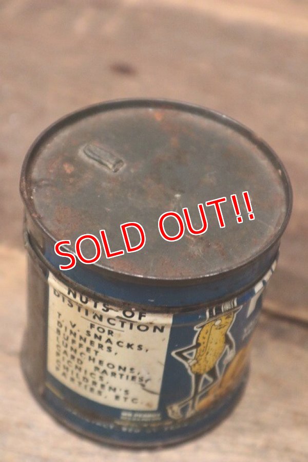 画像6: dp-221101-06 PLANTERS / MR.PEANUT 1940's Salted PEANUTS Can