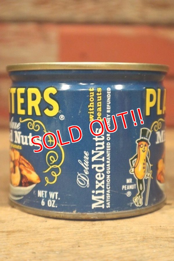 画像4: dp-221101-10 PLANTERS / MR.PEANUT 1960's-1970's Deluxe Mixed Nuts Can