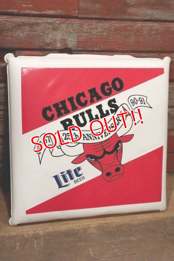 画像1: dp-221101-29 CHICAGO BULLS × Lite BEER / 1990-1991 Seat Cushion