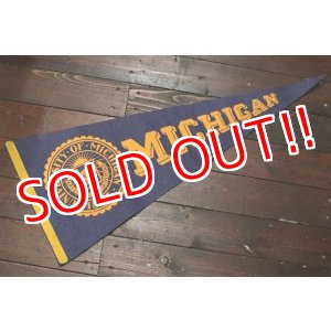 画像: dp-221101-35 University of Michigan / Vintage Pennant