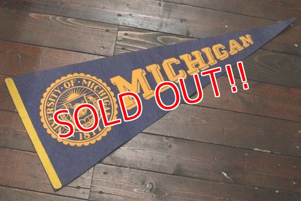 画像1: dp-221101-35 University of Michigan / Vintage Pennant