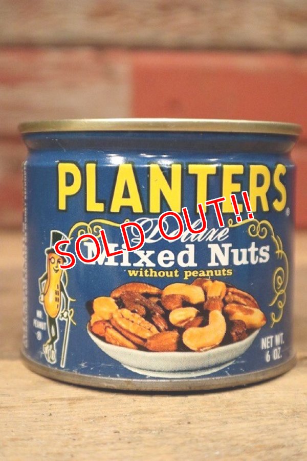 画像1: dp-221101-10 PLANTERS / MR.PEANUT 1960's-1970's Deluxe Mixed Nuts Can