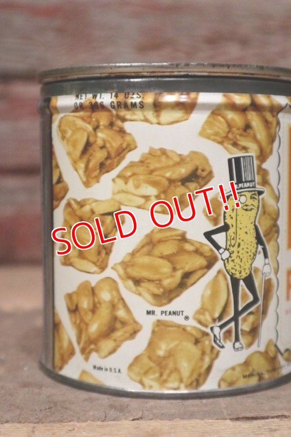 画像5: dp-221101-08 PLANTERS / MR.PEANUT 1940's OLD FASHIONED PEANUT CANDY Can
