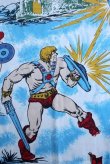 画像2: ct-220601-07 HE-MAN and the Masters of the Universe / 1983 Flat Sheet (Twin size)