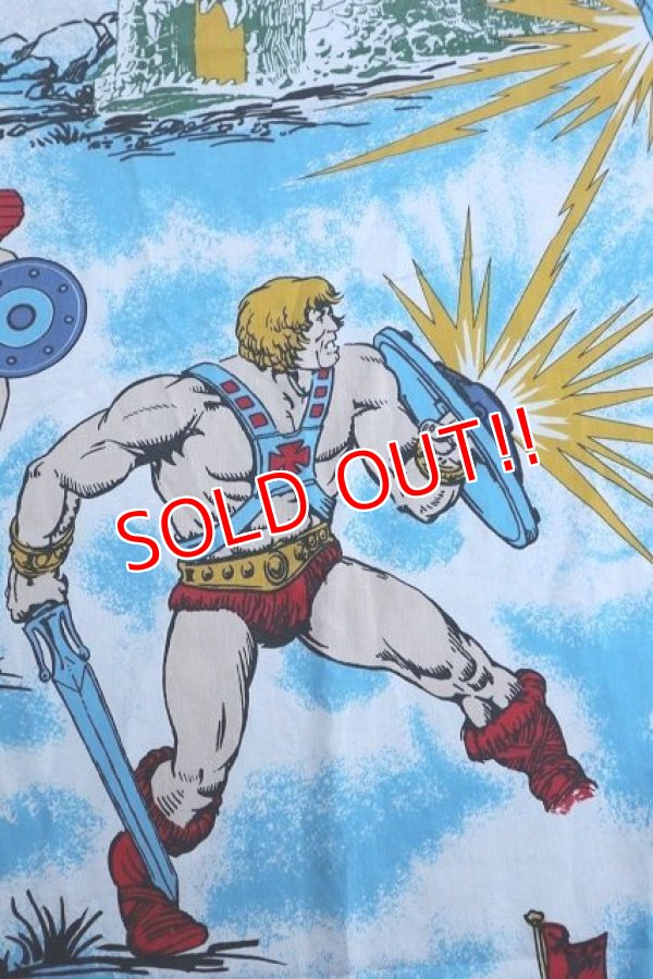 画像2: ct-220601-07 HE-MAN and the Masters of the Universe / 1983 Flat Sheet (Twin size)