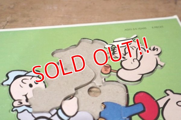 画像5: ct-220901-13 Popeye & Swee'pea / jaymar 1970's Frame Tray Puzzle