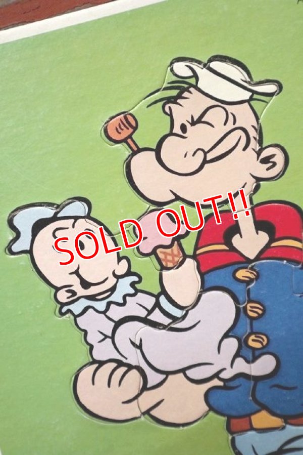 画像2: ct-220901-13 Popeye & Swee'pea / jaymar 1970's Frame Tray Puzzle