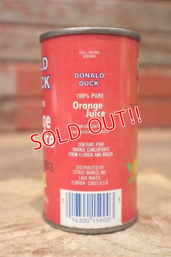 画像3: ct-221101-54 Donald Duck / 1980's Orange Juice Can