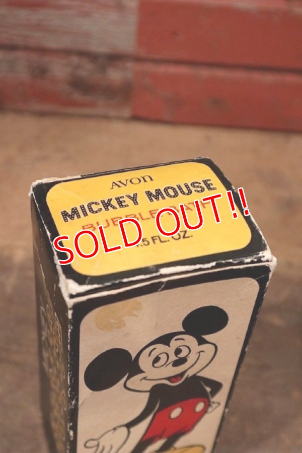 画像10: ct-210401-66 Mickey Mouse / AVON 1960's Bubble Bath Bottle
