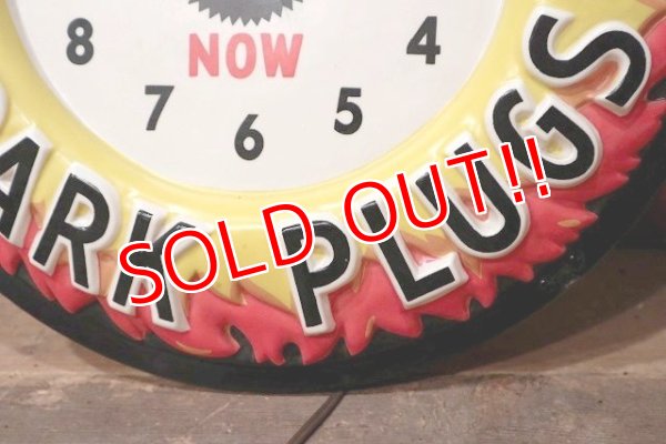 画像11: dp-221101-57 AC FIRE RING SPARK PLUGS / 1960's Lighted Clock