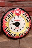 画像6: dp-221101-57 AC FIRE RING SPARK PLUGS / 1960's Lighted Clock