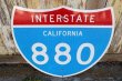 画像1: dp-221101-44 Road Sign "INTERSTATE 880 CALIFORNIA"