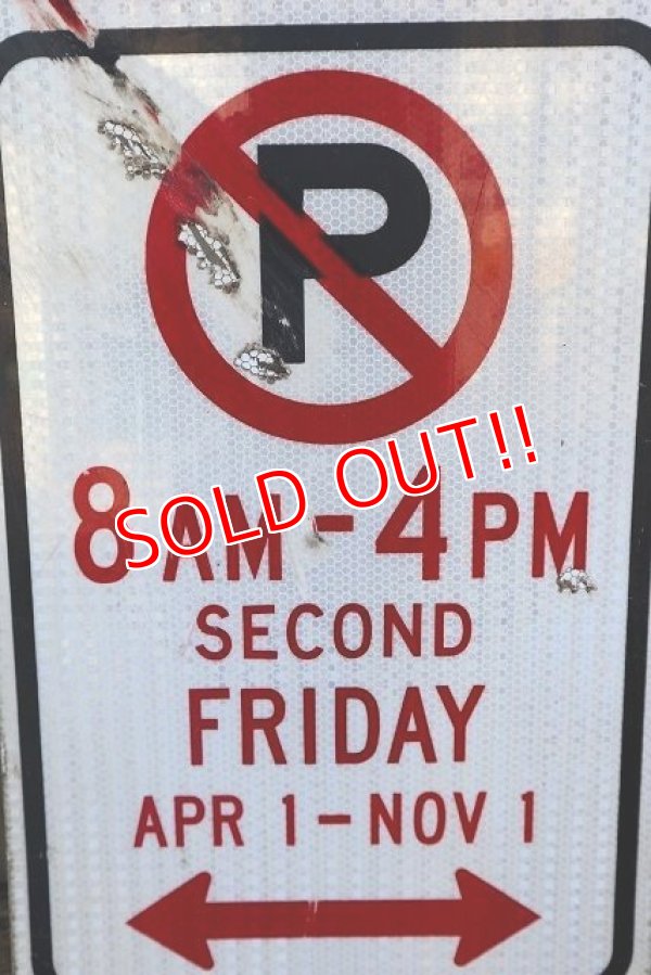 画像4: dp-221101-47 Road Sign "STREET SWEEPING"