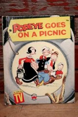 画像: ct-220901-13 Popeye / Wonder Book 1980 "Popeye Goes On a Picnic" Picture Book