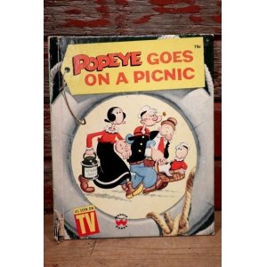 画像: ct-220901-13 Popeye / Wonder Book 1980 "Popeye Goes On a Picnic" Picture Book