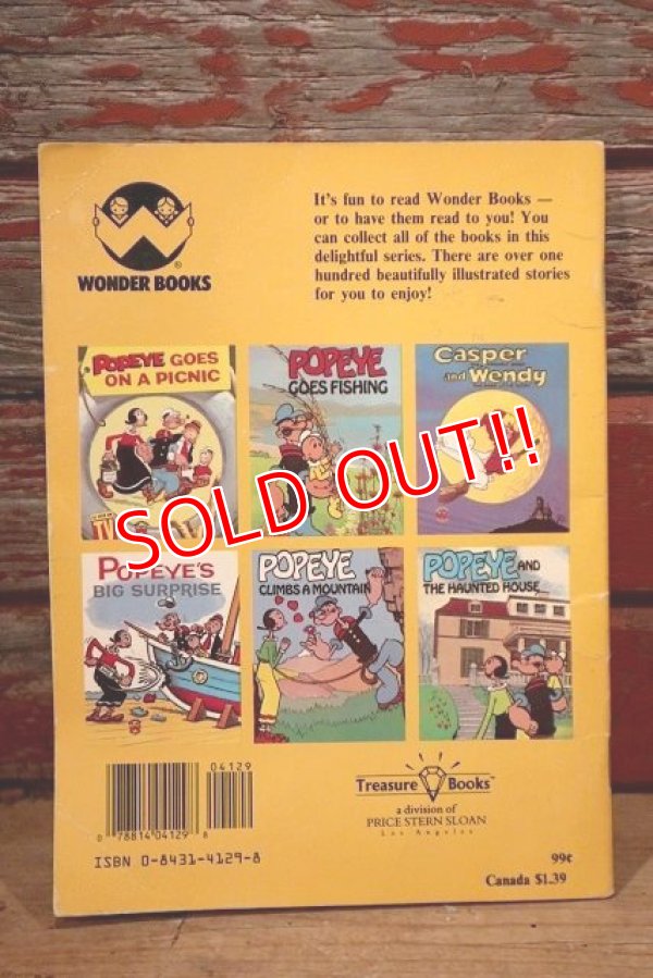 画像6: ct-220901-13 Popeye / Wonder Book 1980 "Popeye Climbs a Mountain" Picture Book