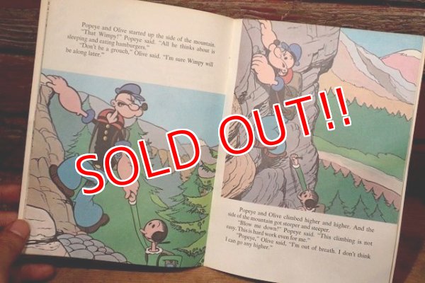 画像4: ct-220901-13 Popeye / Wonder Book 1980 "Popeye Climbs a Mountain" Picture Book
