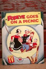 画像: ct-220901-13 Popeye / Wonder Book 1970 "Popeye Goes On a Picnic" Picture Book