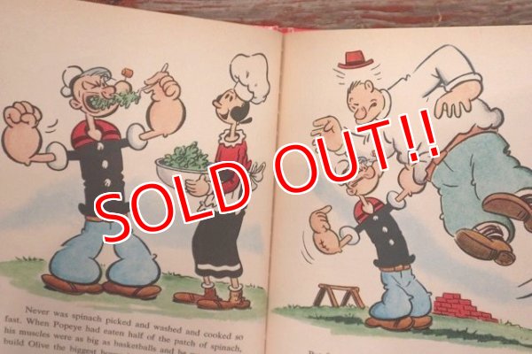 画像4: ct-220901-13 Popeye / Wonder Book 1960 "The House That Popeye Build" Picture Book