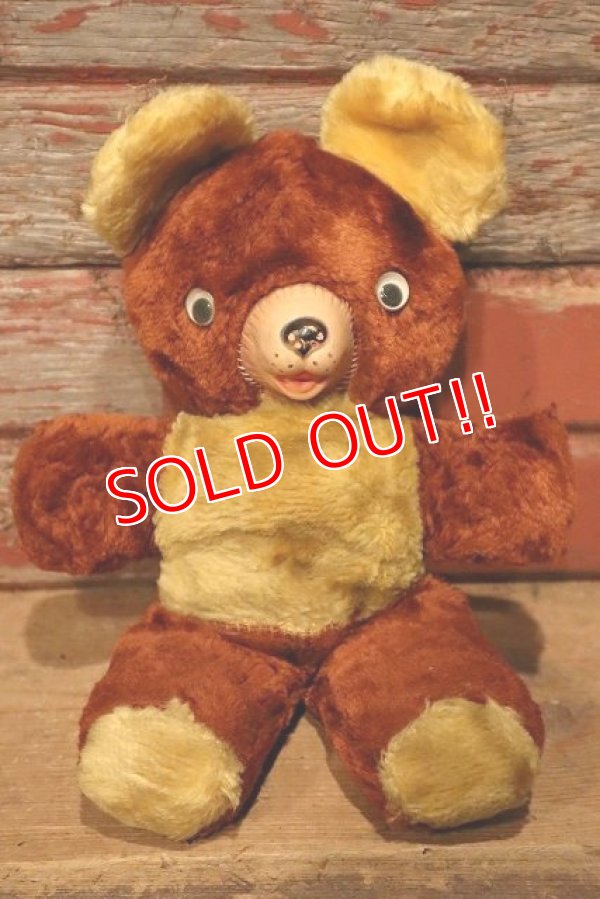 画像1: dp-221101-93 Unknown 1940's-1950's Bear Plush Doll