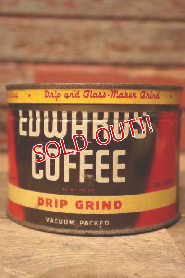 画像2: dp-221101-63 EDWARDS COFFEE / Vintage Tin Can