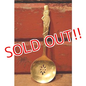 画像: ct-221101-97 PLANTERS / MR.PEANUT 1940's-1950's Gold Plate Spoon