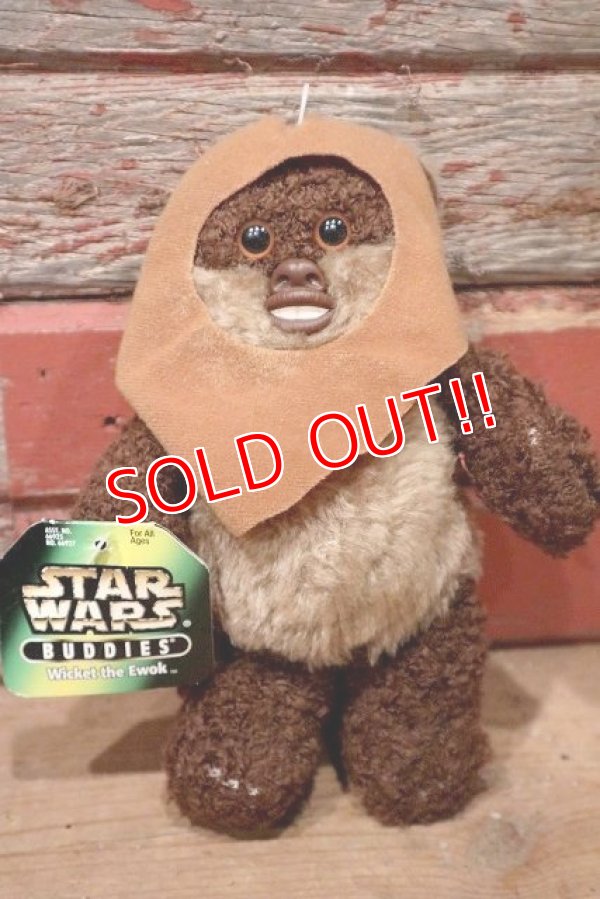 画像1: ct-221101-61 STAR WARS / Kenner 1997 Wicket the Ewok Plush Doll