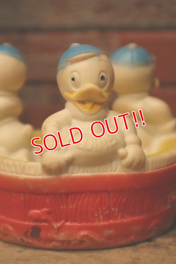 画像4: ct-221201-23 Huey, Dewey and Louie / Sun Rubber 1950's-1960's Rubber Soap Tub