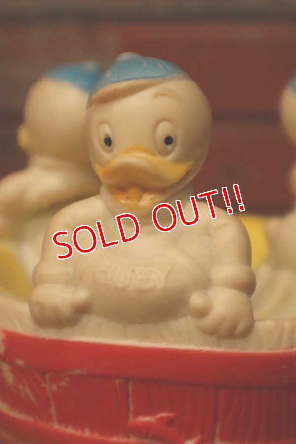 画像2: ct-221201-23 Huey, Dewey and Louie / Sun Rubber 1950's-1960's Rubber Soap Tub