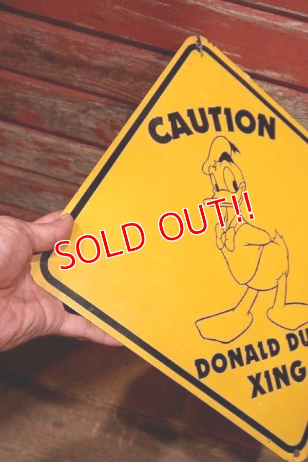 画像6: ct-221001-32 Donald Duck / 1990's〜 "CAUTION XING" Sign
