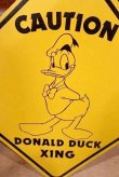 画像2: ct-221001-32 Donald Duck / 1990's〜 "CAUTION XING" Sign