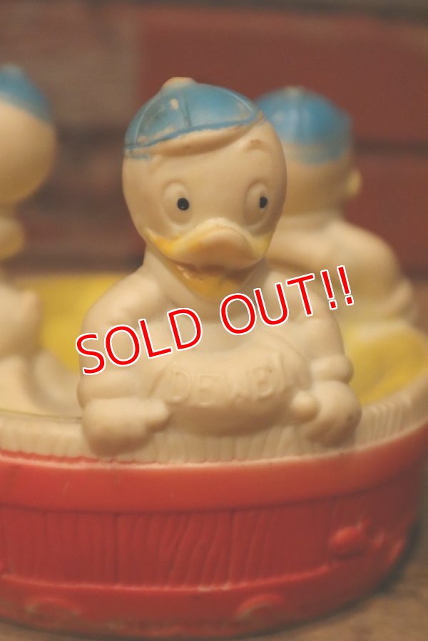 画像3: ct-221201-23 Huey, Dewey and Louie / Sun Rubber 1950's-1960's Rubber Soap Tub
