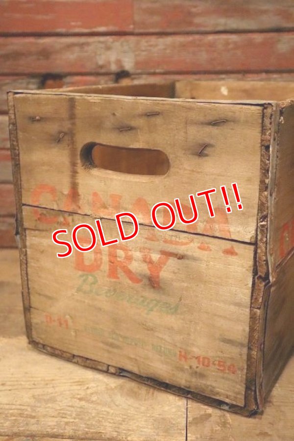 画像4: dp-221201-02 CANADA DRY / 1950's Wood Box