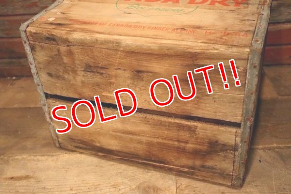 画像9: dp-221201-02 CANADA DRY / 1950's Wood Box