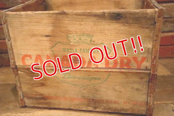 画像3: dp-221201-02 CANADA DRY / 1950's Wood Box