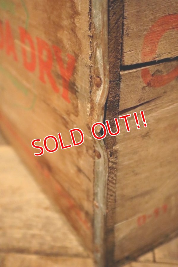 画像8: dp-221201-02 CANADA DRY / 1950's Wood Box