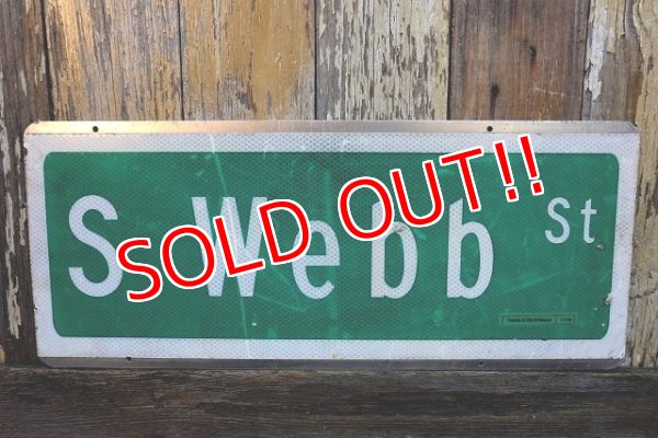 画像4: dp-221001-01 Road Sign "S Webb St"