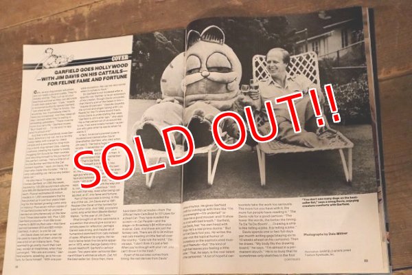 画像2: ct-220901-14 Garfield / Weekly People NOVEMBER 1. 1982