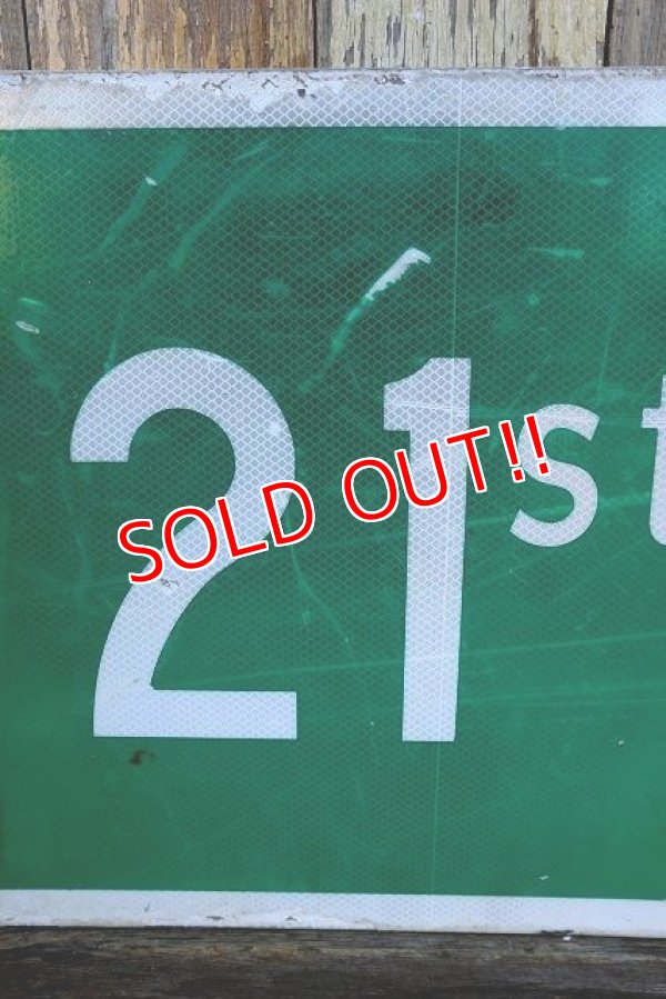 画像3: dp-221001-01 Road Sign "N 21st St"