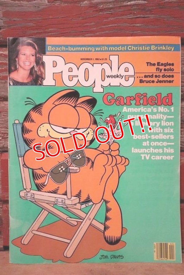 画像1: ct-220901-14 Garfield / Weekly People NOVEMBER 1. 1982